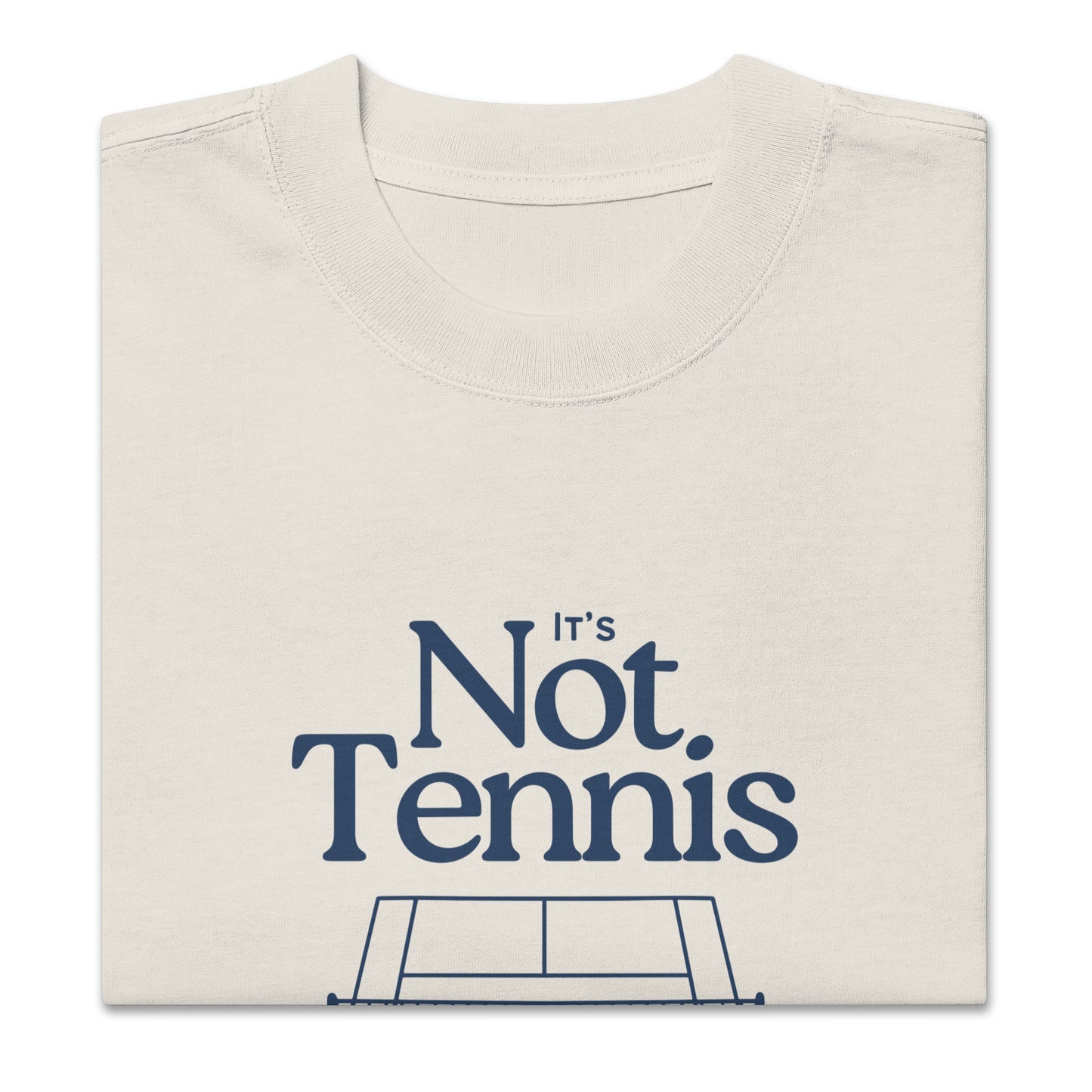 Oversized Vertical Court Pickleball Tee - Local Pickleball