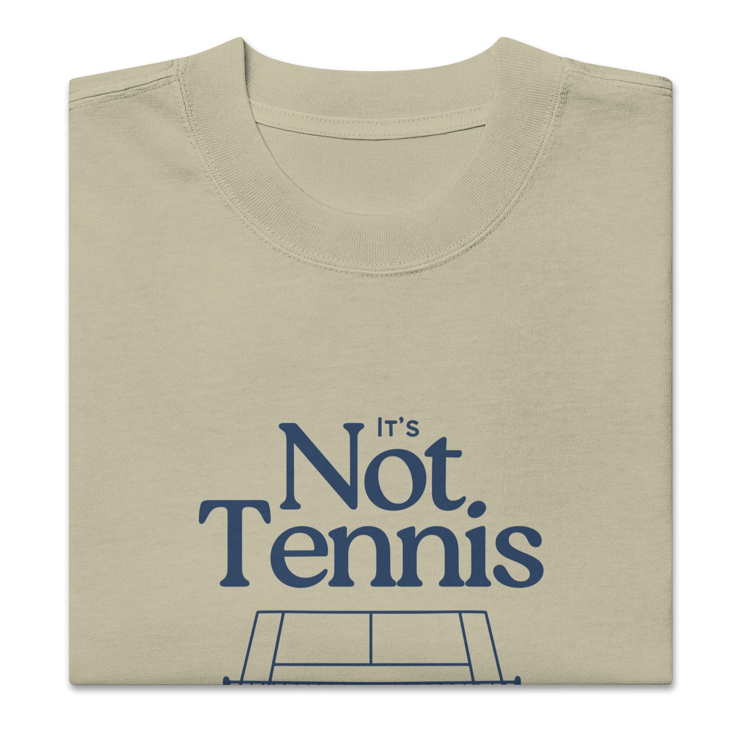 Oversized Vertical Court Pickleball Tee - Local Pickleball