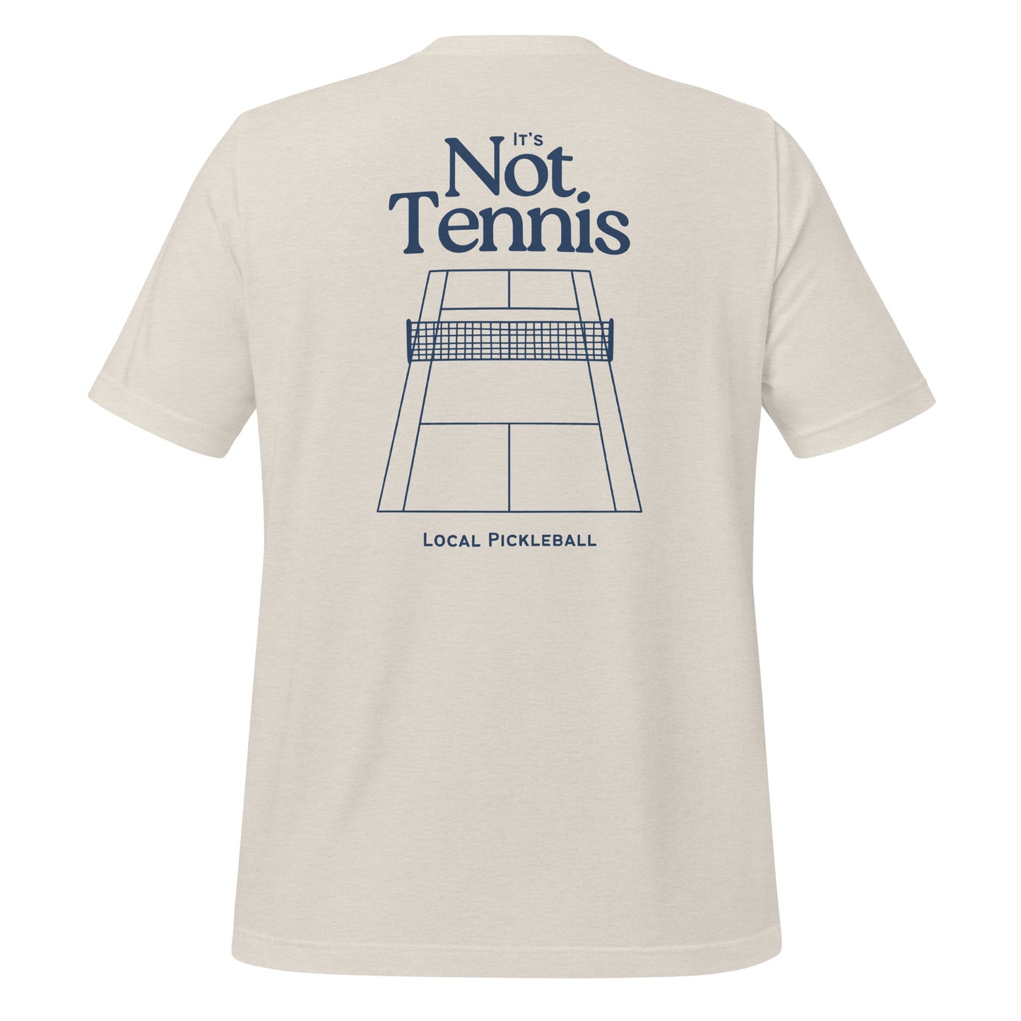 Vertical Pickleball Court T-Shirt - Local Pickleball