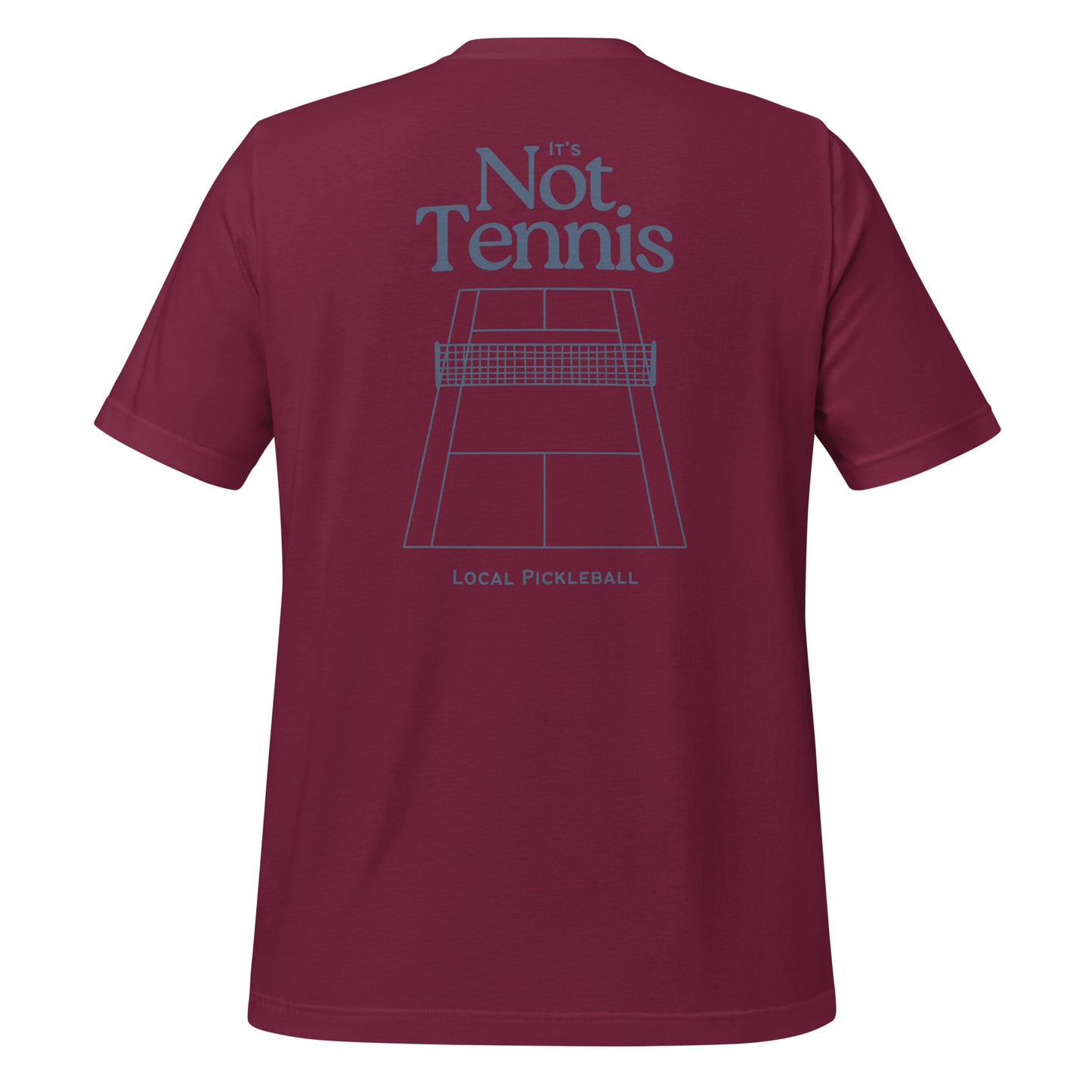 Vertical Pickleball Court T-Shirt - Local Pickleball