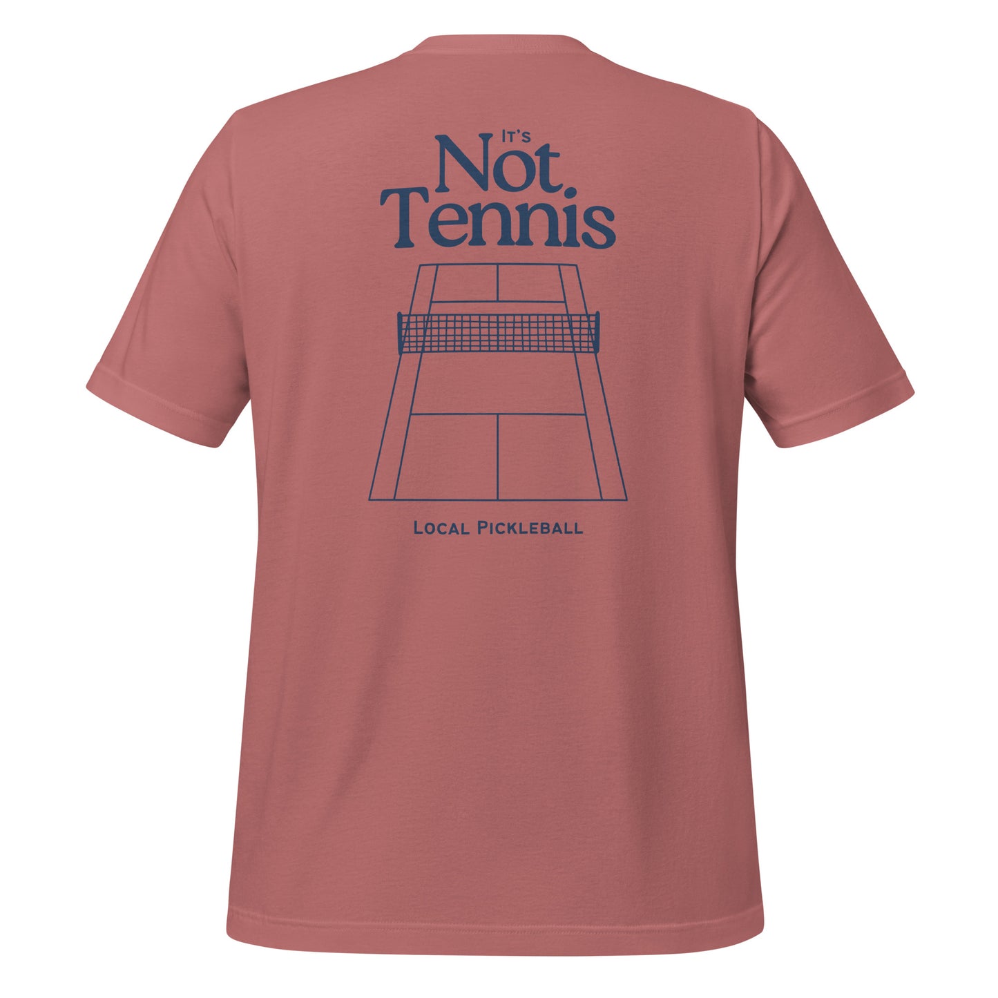 Vertical Pickleball Court T-Shirt - Local Pickleball