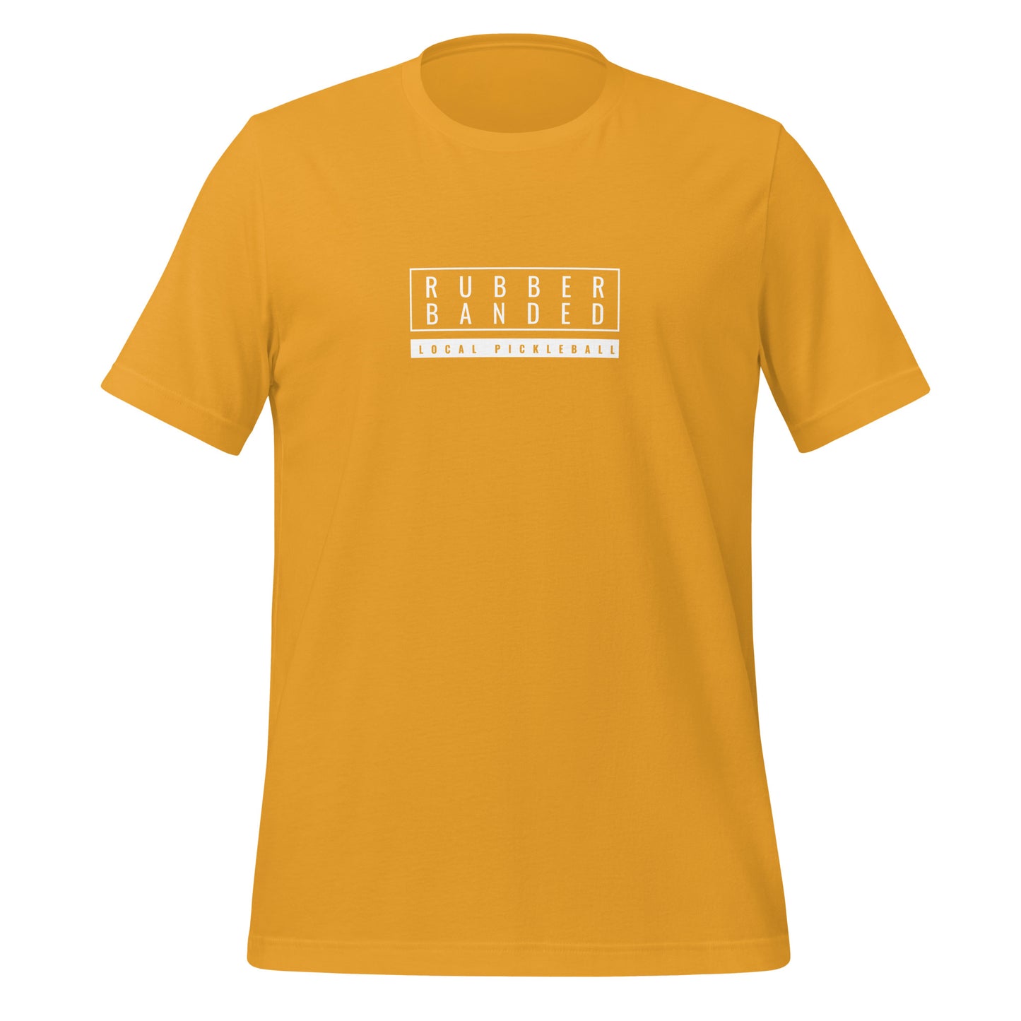 Rubber Banded Tee (White) - Local Pickleball
