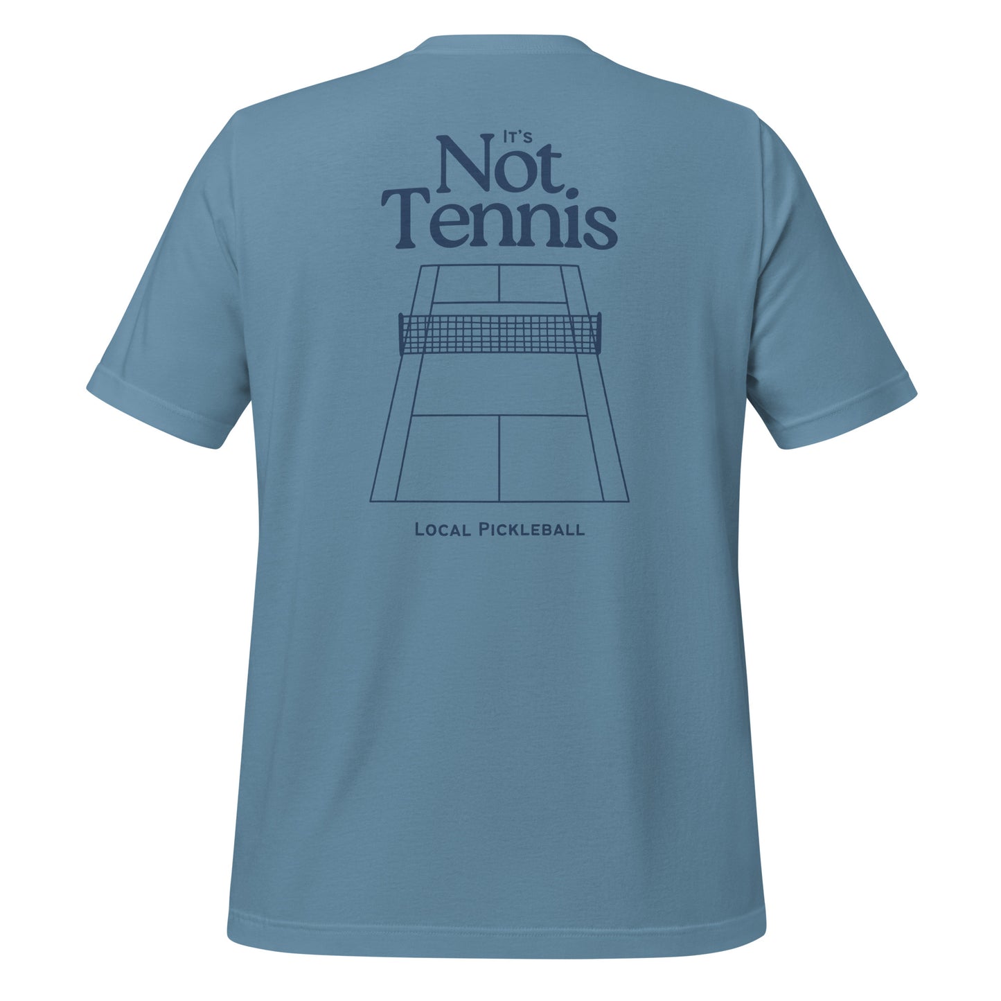 Vertical Pickleball Court T-Shirt - Local Pickleball