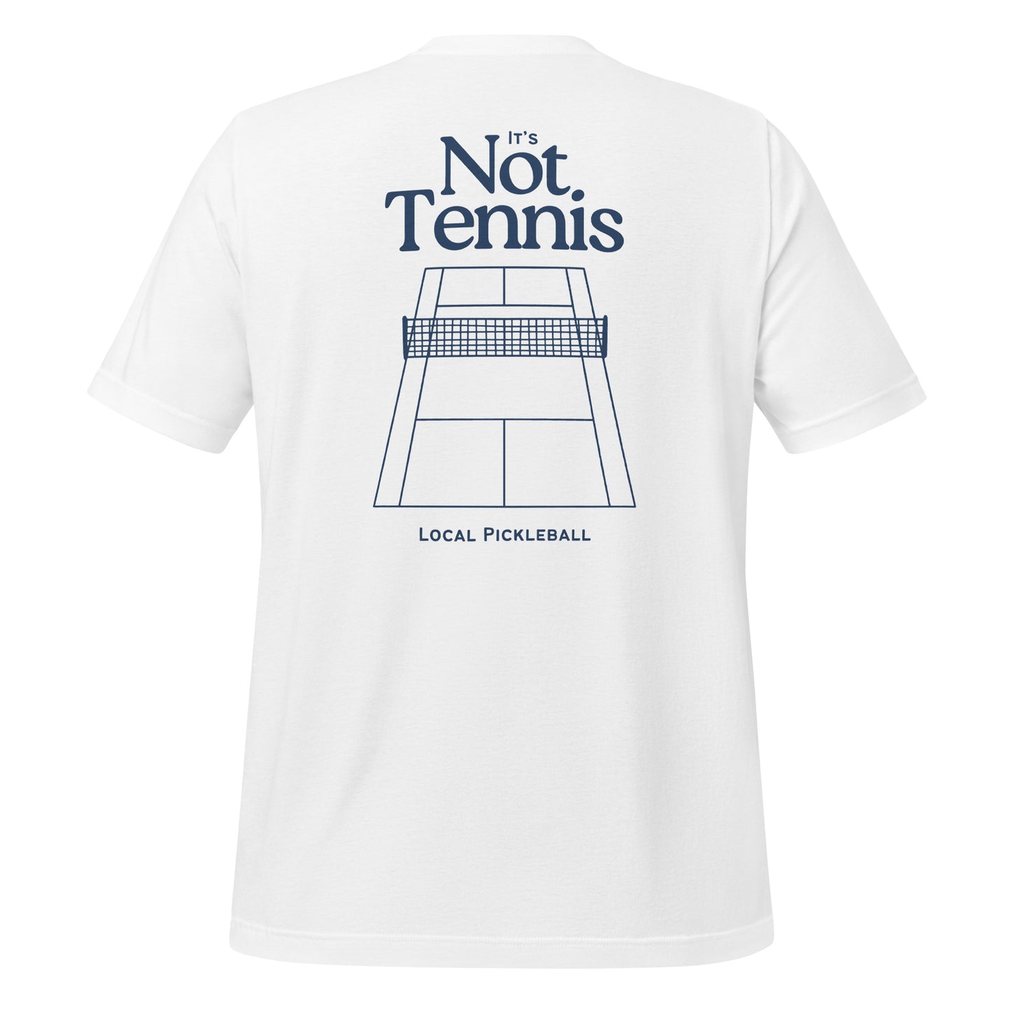 Vertical Pickleball Court T-Shirt - Local Pickleball