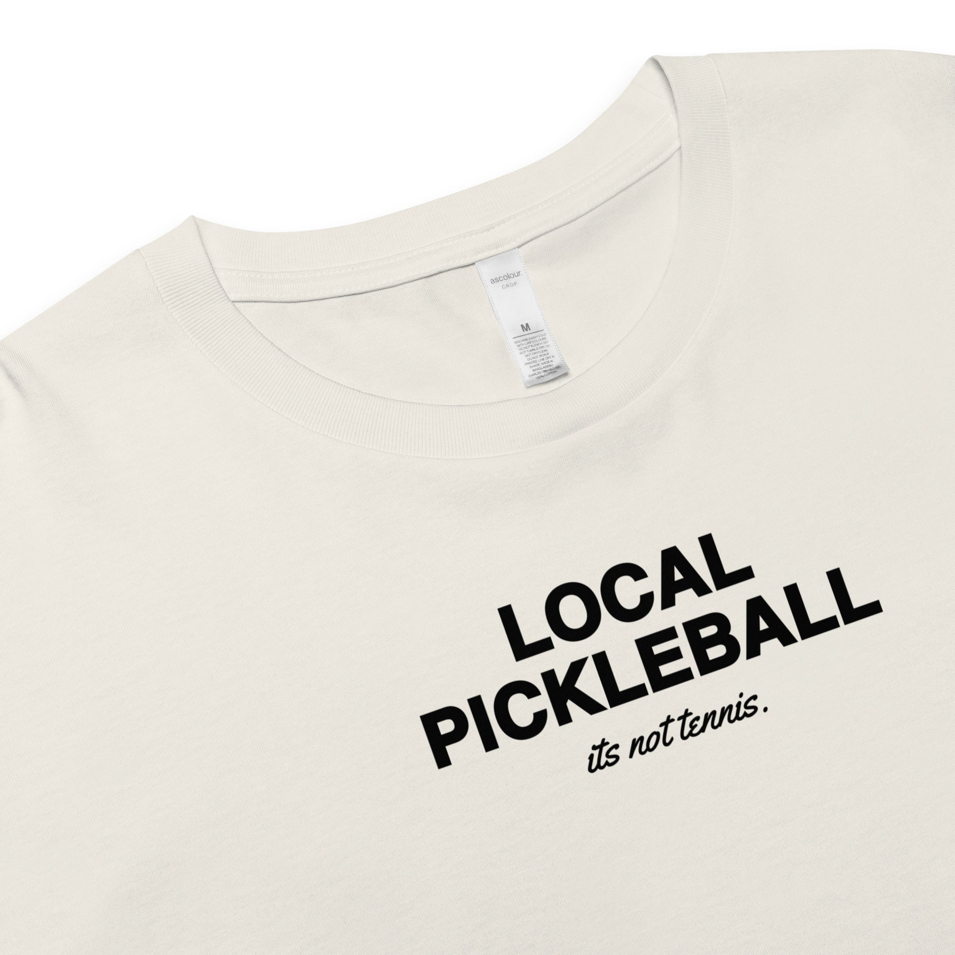 "It's Not Tennis" Pickleball Crop Top - Local Pickleball
