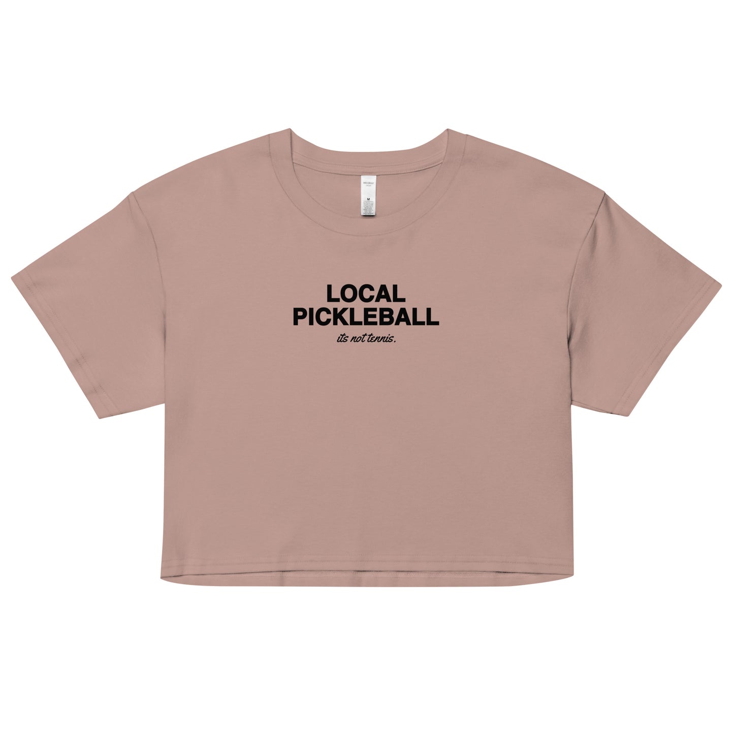 "It's Not Tennis" Pickleball Crop Top - Local Pickleball