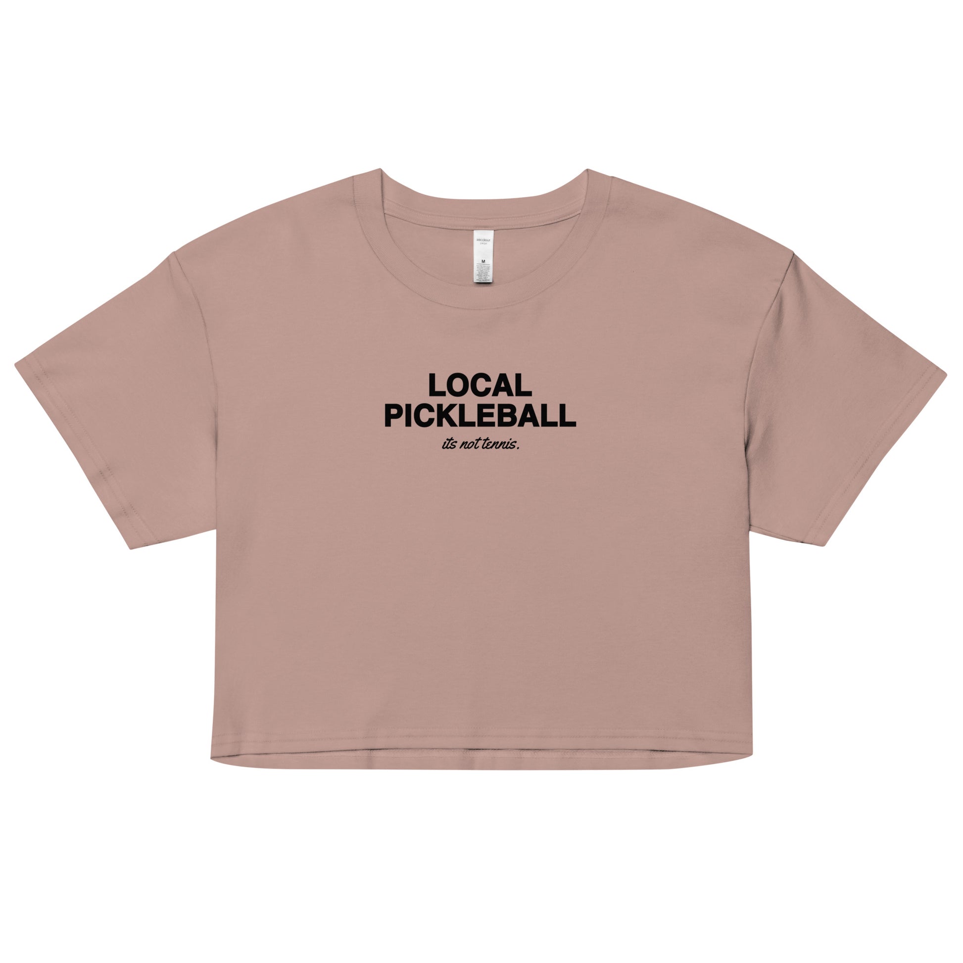 "It's Not Tennis" Pickleball Crop Top - Local Pickleball