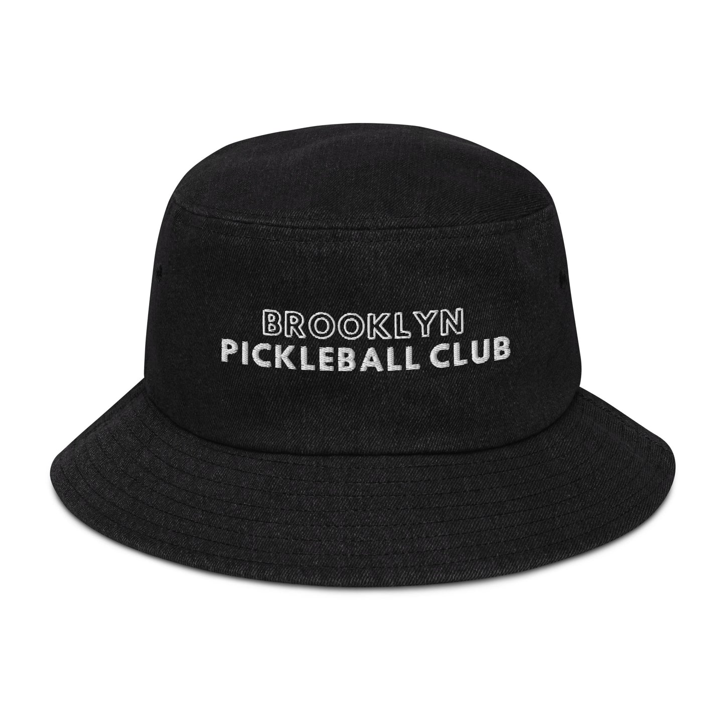 Brooklyn Pickleball Club Denim Bucket Hat - Local Pickleball