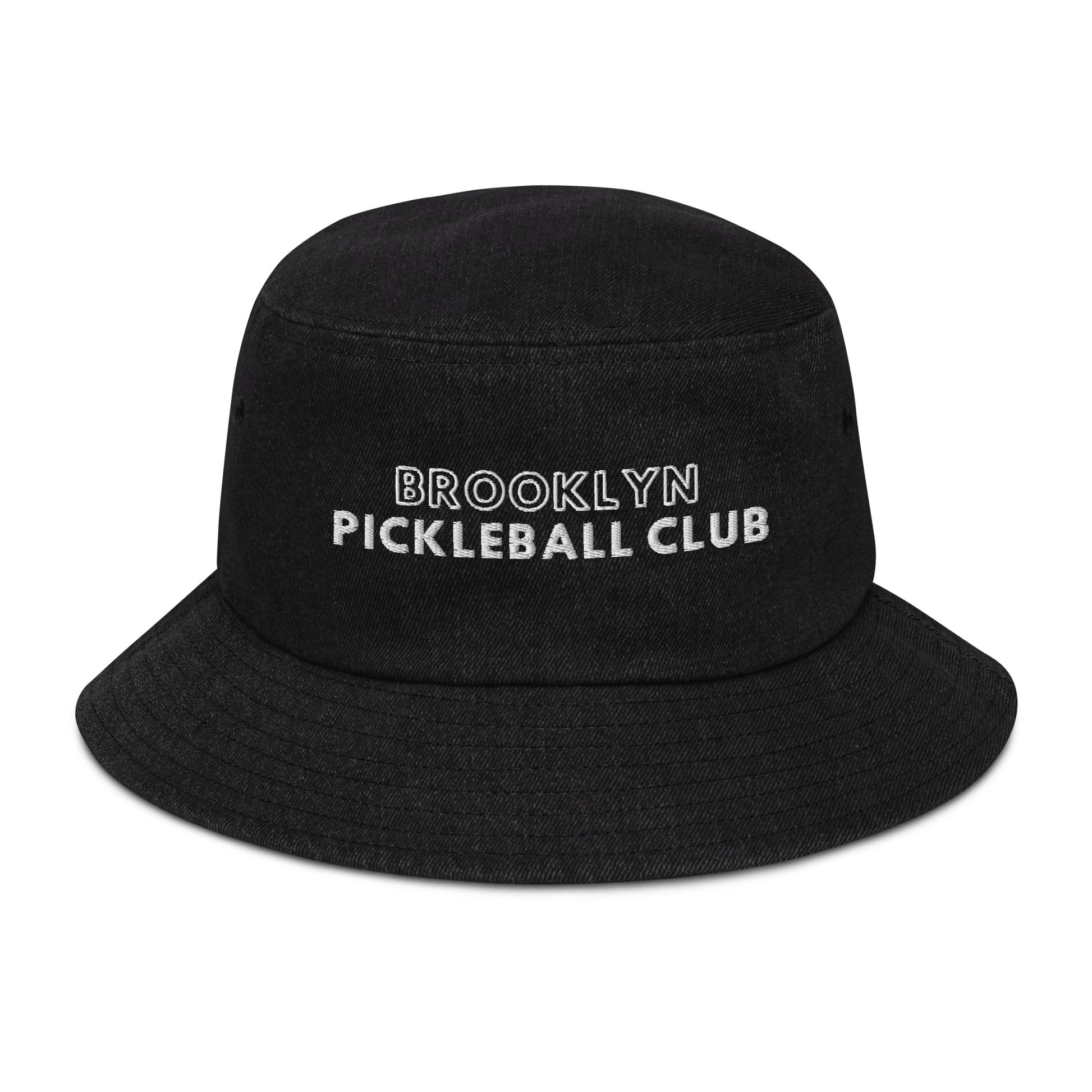 Brooklyn Pickleball Club Denim Bucket Hat - Local Pickleball