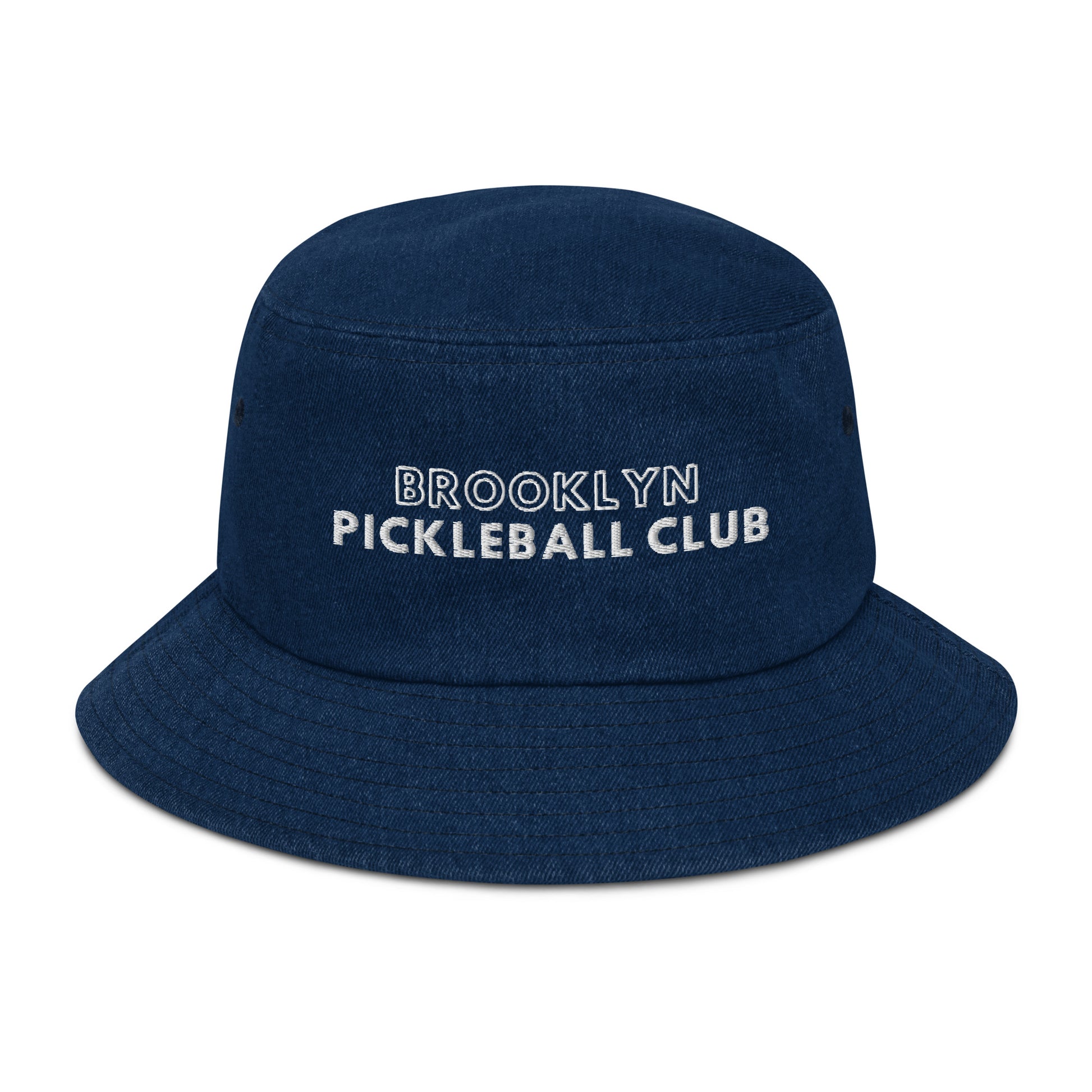 Brooklyn Pickleball Club Denim Bucket Hat - Local Pickleball