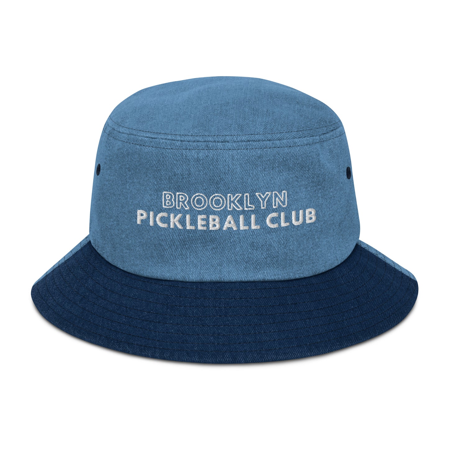 Brooklyn Pickleball Club Denim Bucket Hat - Local Pickleball