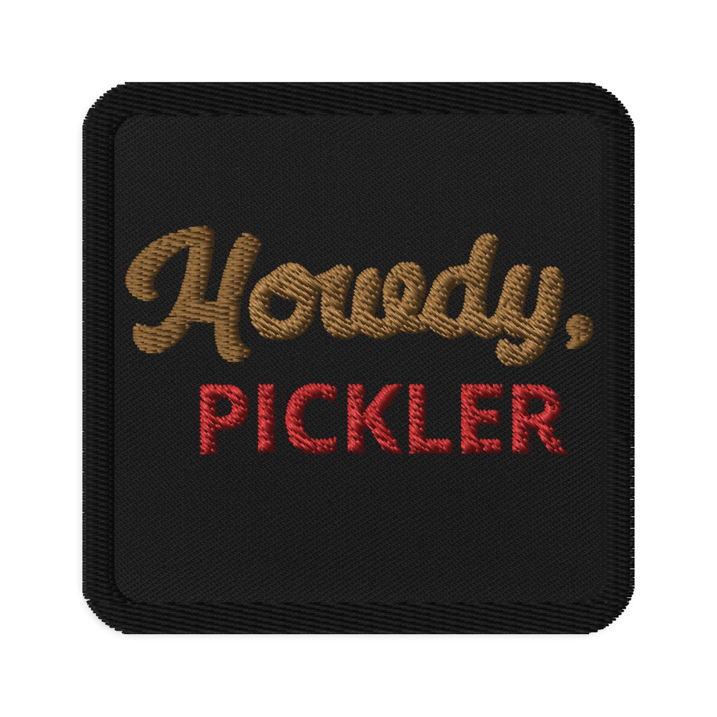 Howdy Pickler Patch - Local Pickleball