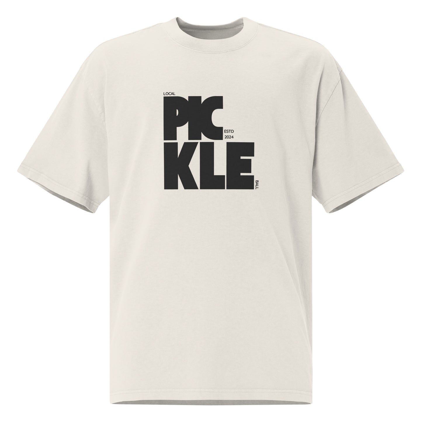 Streetwear Oversized Pickleball Tee - Local Pickleball