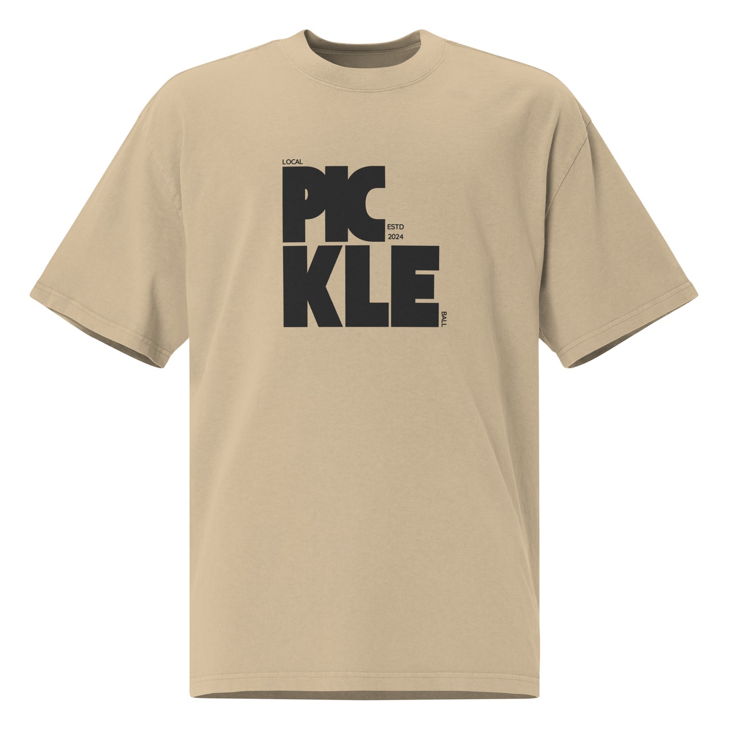 Streetwear Oversized Pickleball Tee - Local Pickleball