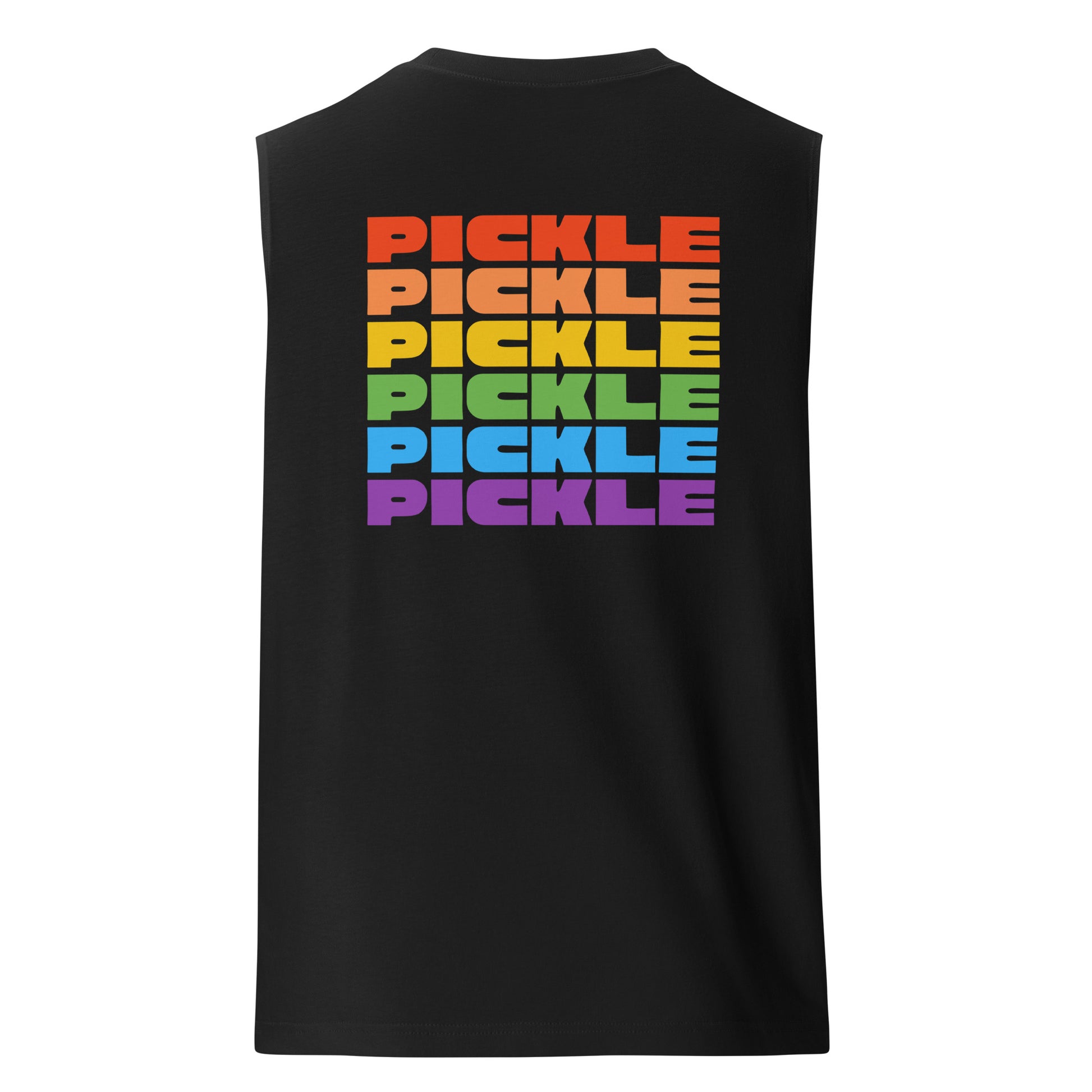 Pickle Pickle Pickle Pride Muscle Tee - Local Pickleball