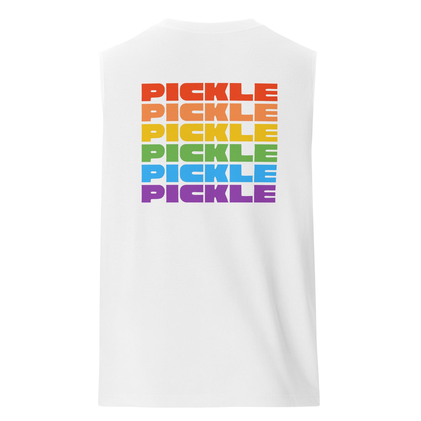 Pickle Pickle Pickle Pride Muscle Tee - Local Pickleball