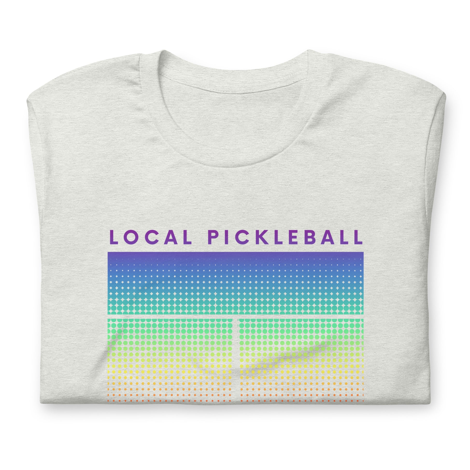 Rainbow Pickleball Court Pride T-Shirt - Local Pickleball