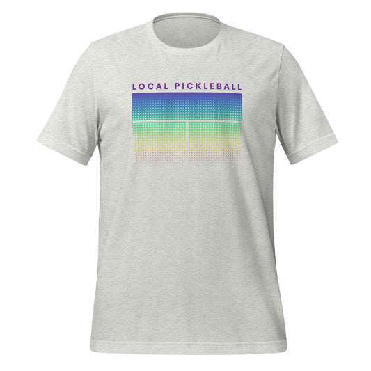 Rainbow Pickleball Court Pride T-Shirt - Local Pickleball