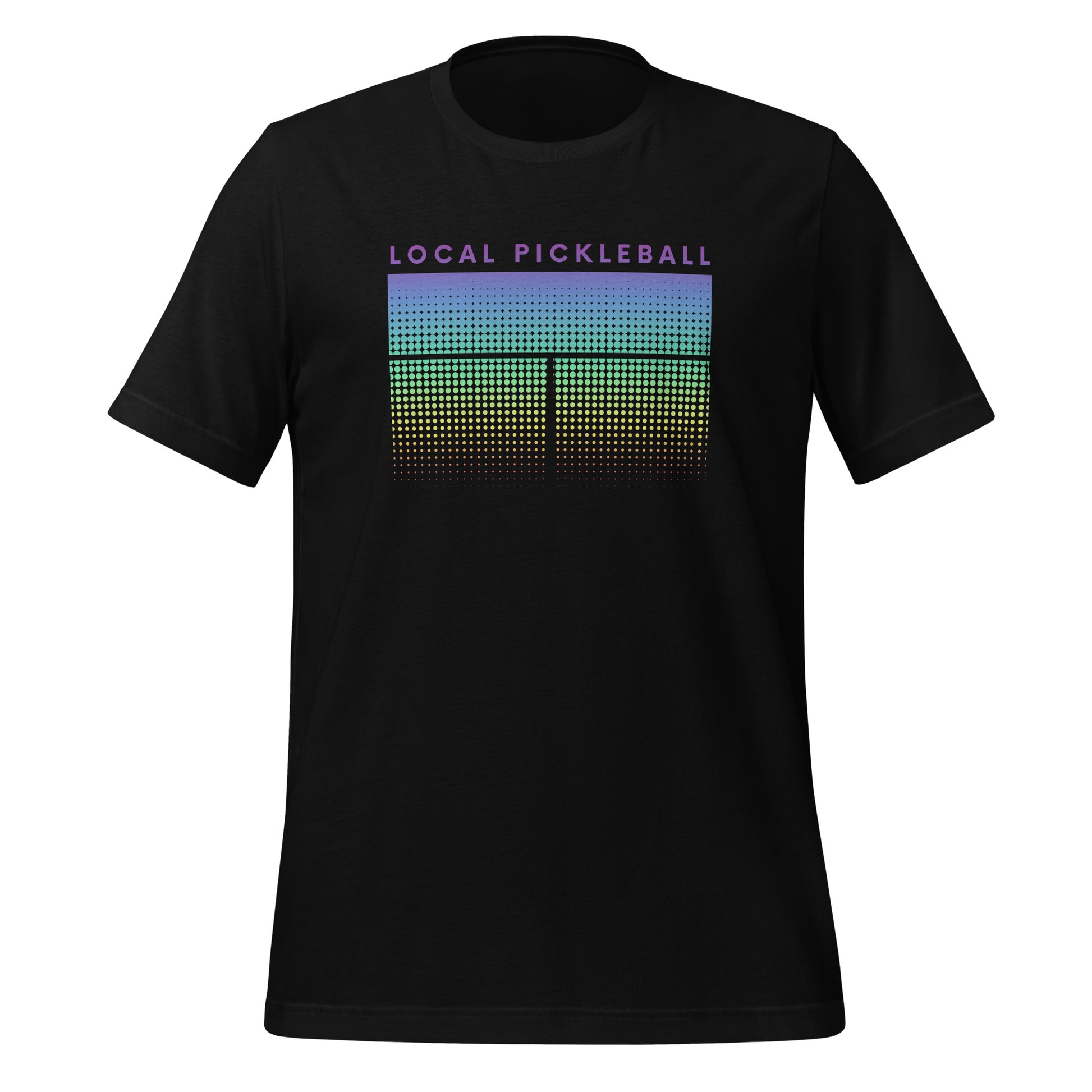 Rainbow Pickleball Court Pride T-Shirt - Local Pickleball