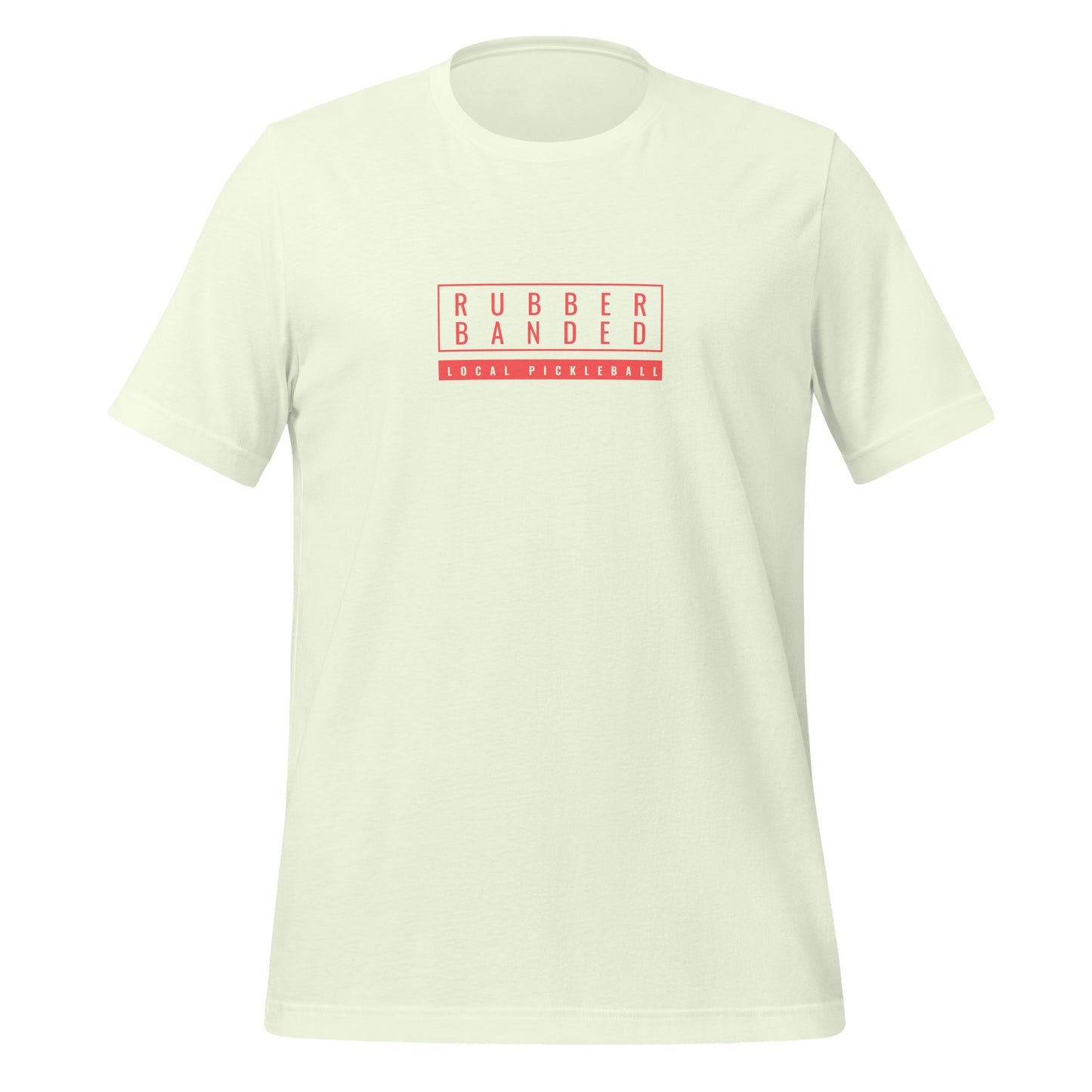 Rubber Banded Tee (Red) - Local Pickleball