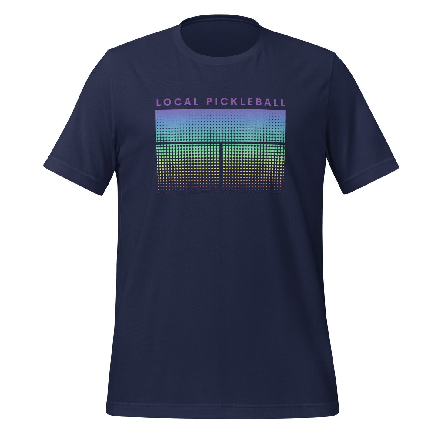 Rainbow Pickleball Court Pride T-Shirt - Local Pickleball