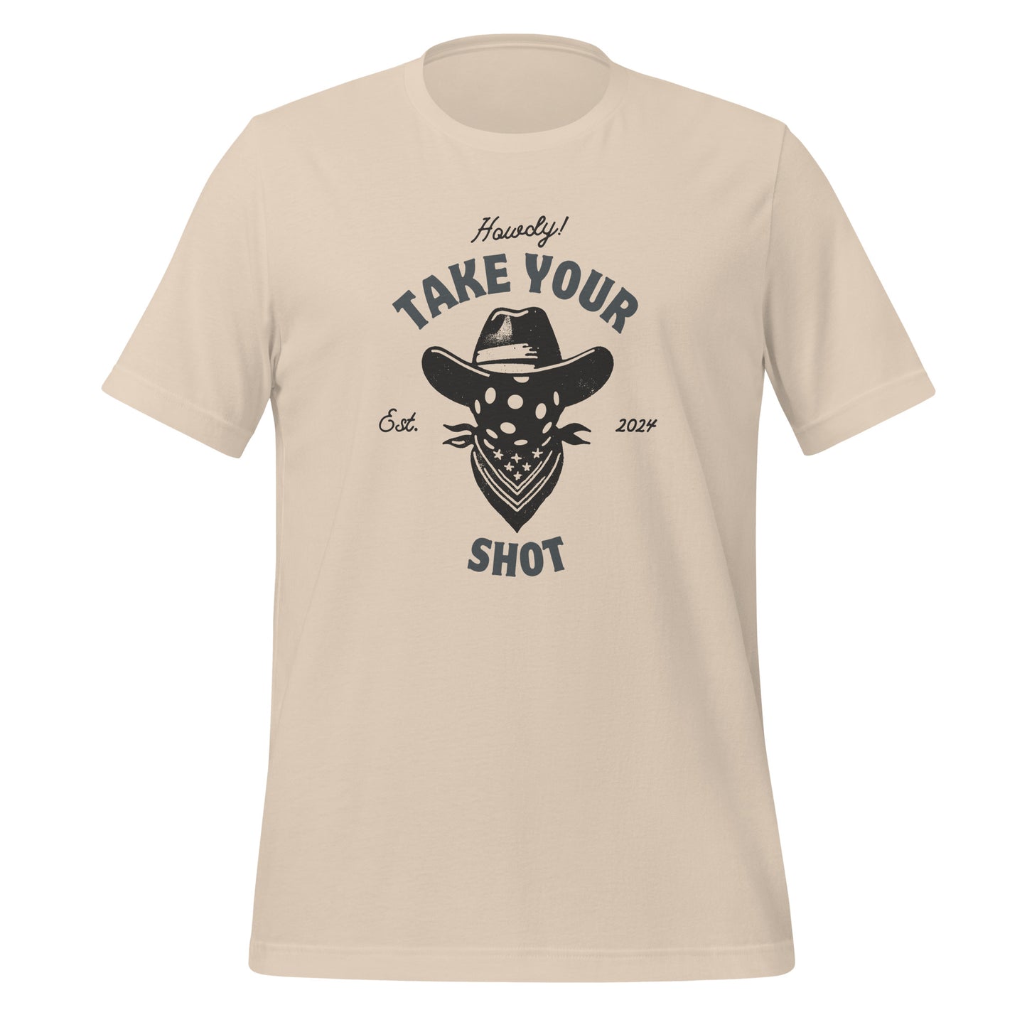 Solid Take Your Shot Tee - Local Pickleball