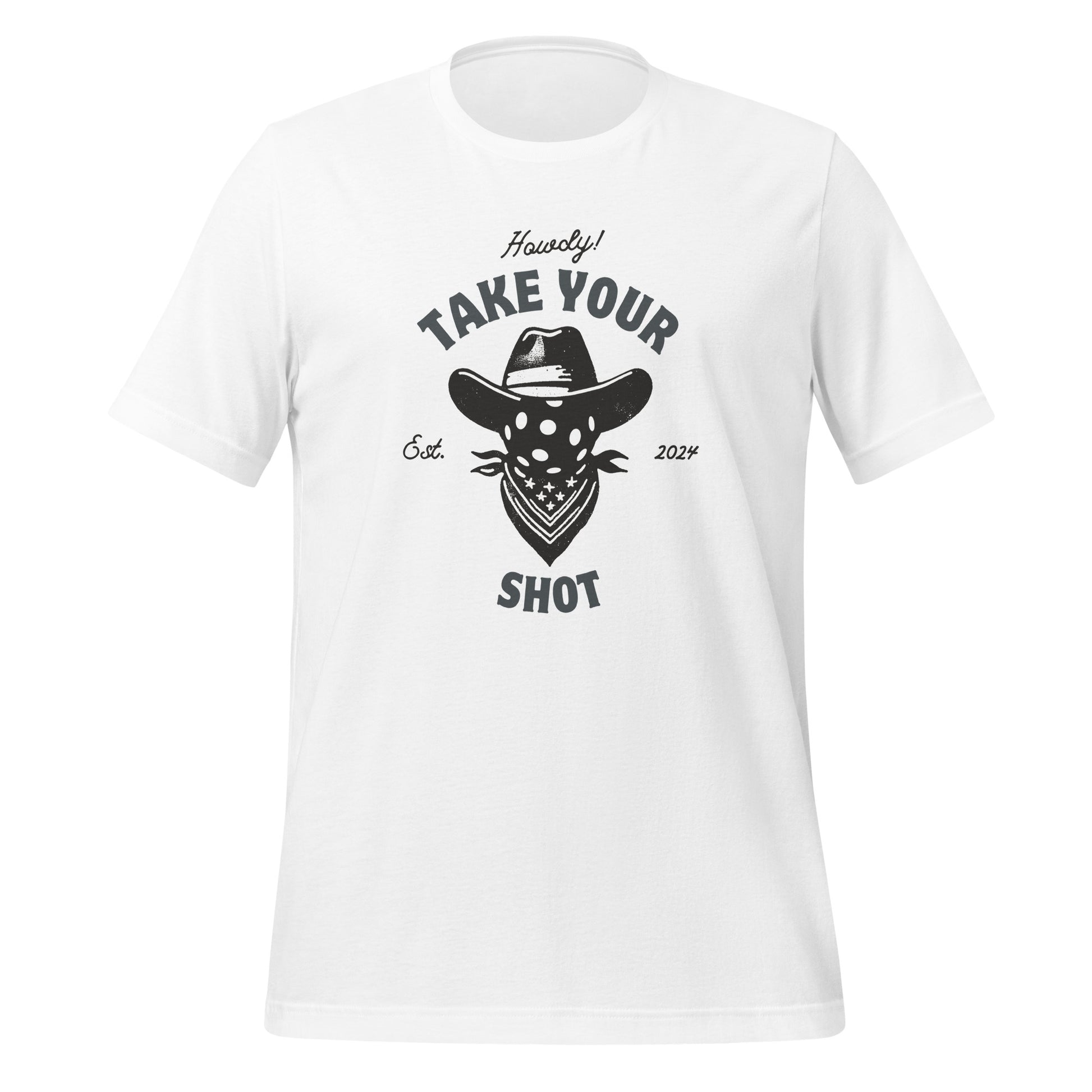 Solid Take Your Shot Tee - Local Pickleball