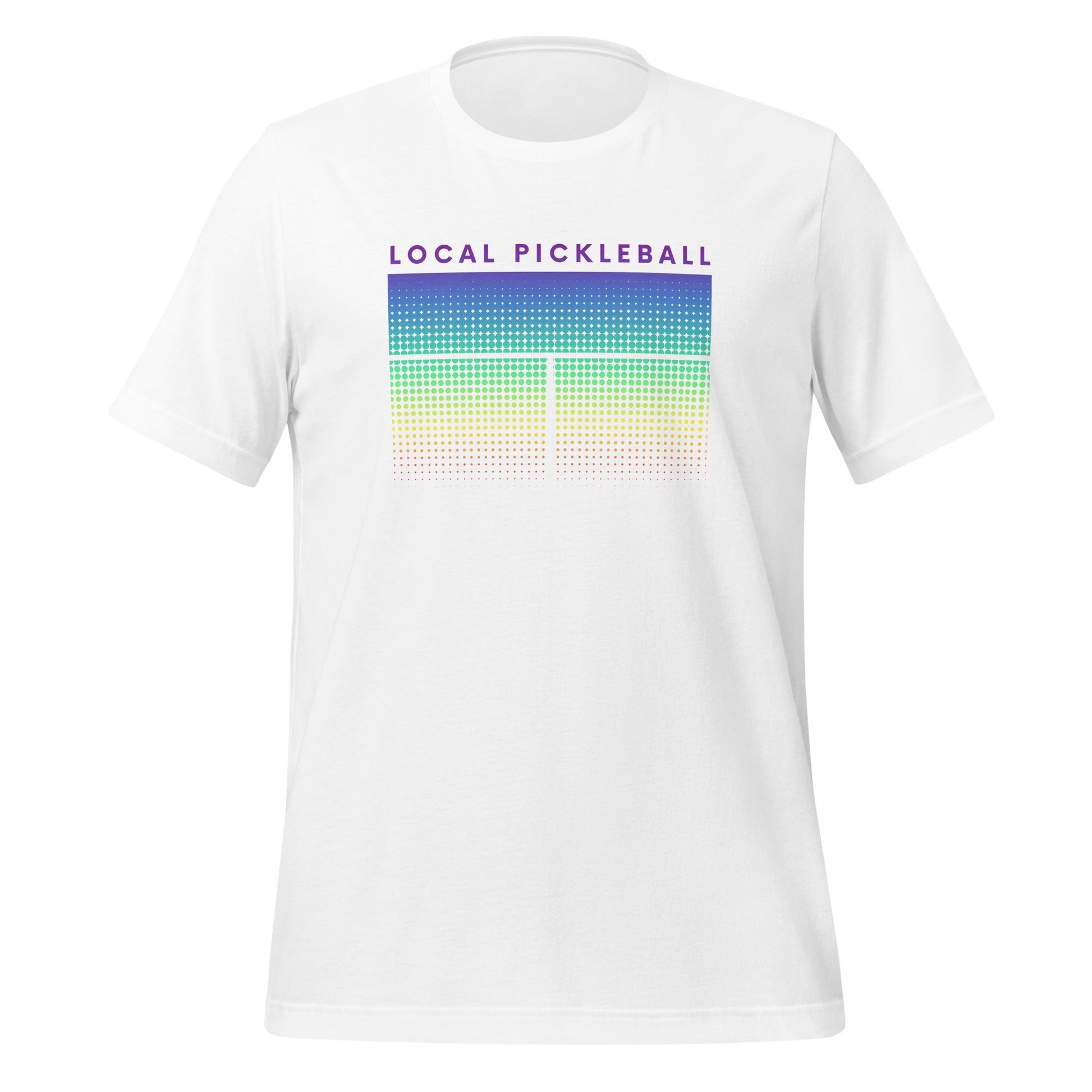 Rainbow Pickleball Court Pride T-Shirt - Local Pickleball